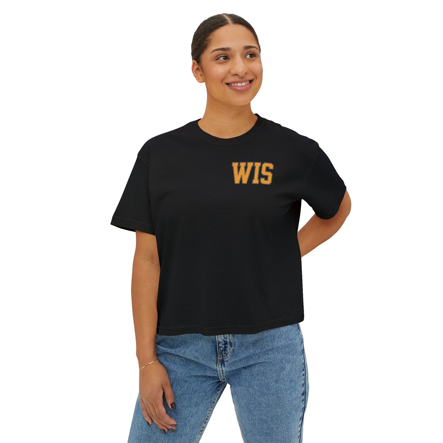 WIS "POLAR POSITIVE" PREMIUM WOMEN'S BOXY TEE