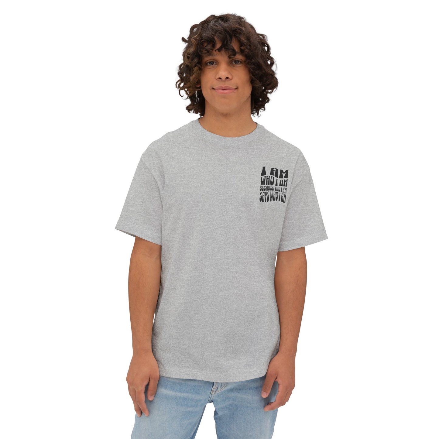 "I Am Who I AM" Adult Unisex Oversized Boxy Tee