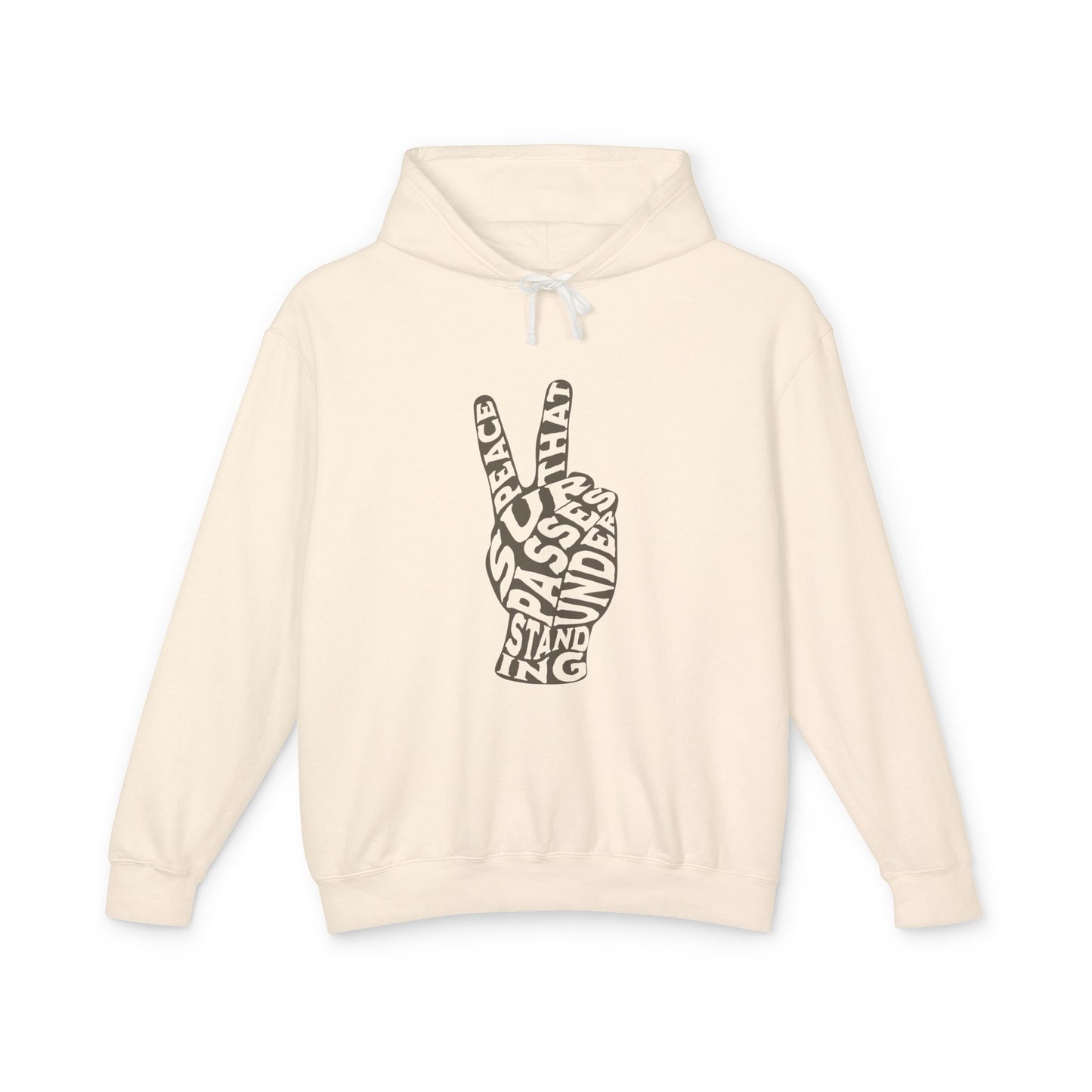 "PEACE" UNISEX LIGHTWEIGHT PREMIUM HOODIE