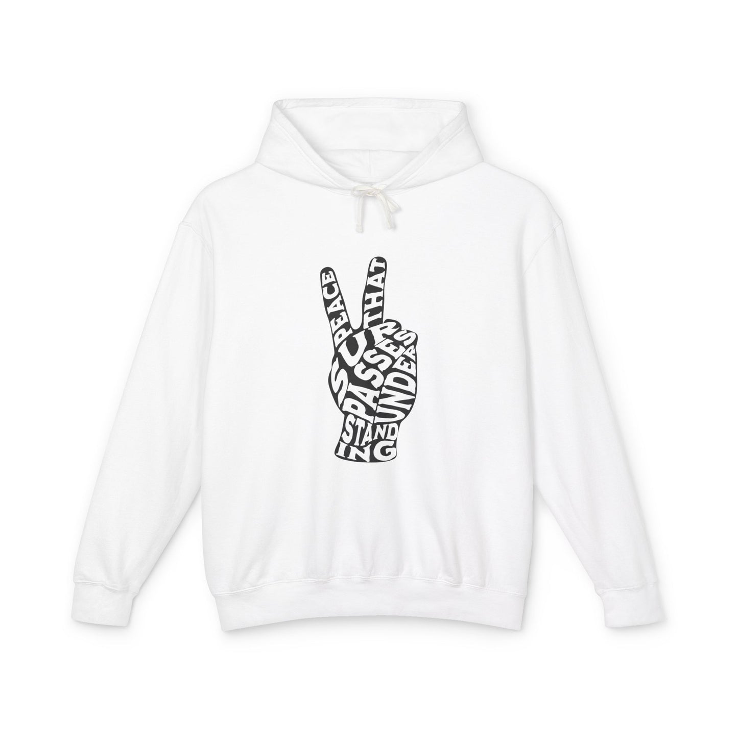 "PEACE" UNISEX LIGHTWEIGHT PREMIUM HOODIE