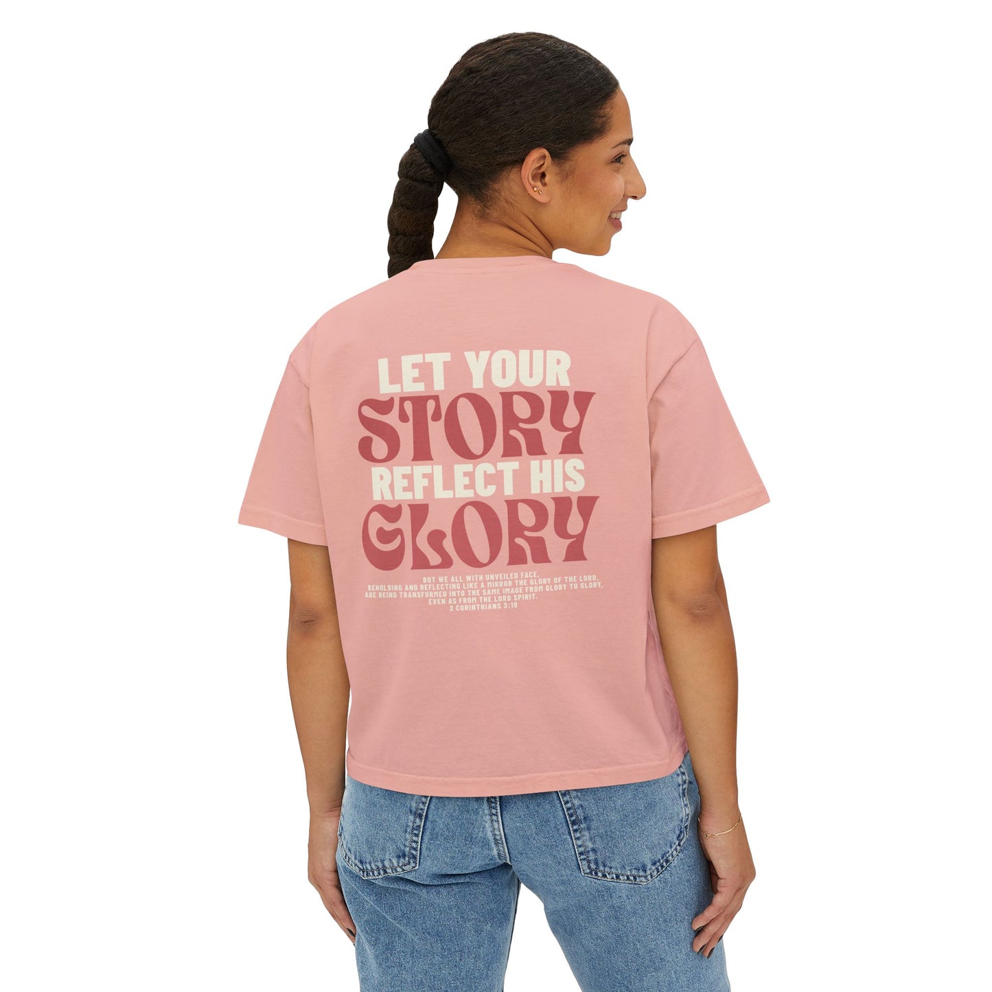 "GLORY" WOMENS PREMIUM BOXY TEE