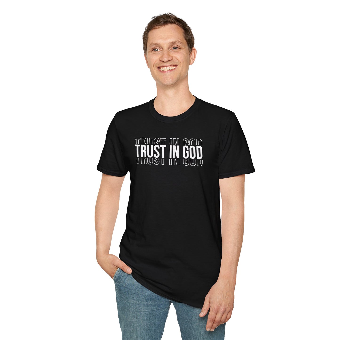 "Trust In God" Unisex Softstyle Tee