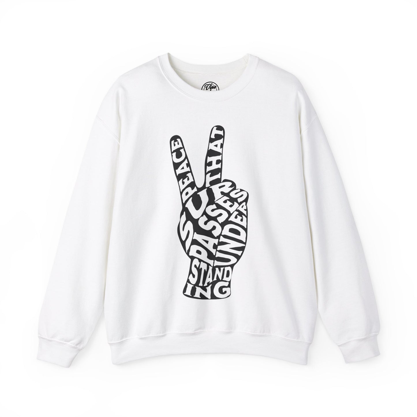 "Peace" Adult Crewneck Sweatshirt