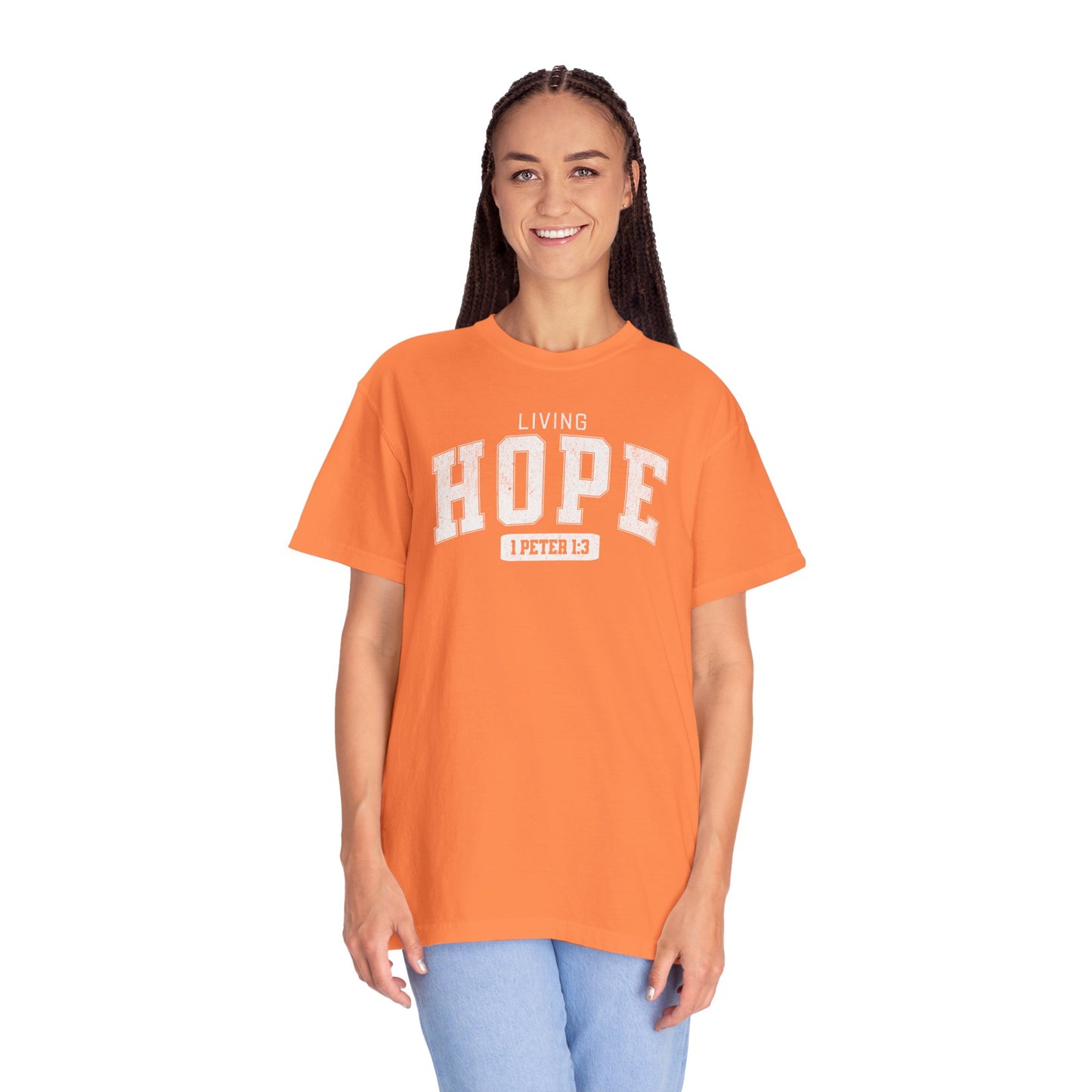 VARSITY "LIVING HOPE" UNISEX PREMIUM TEE