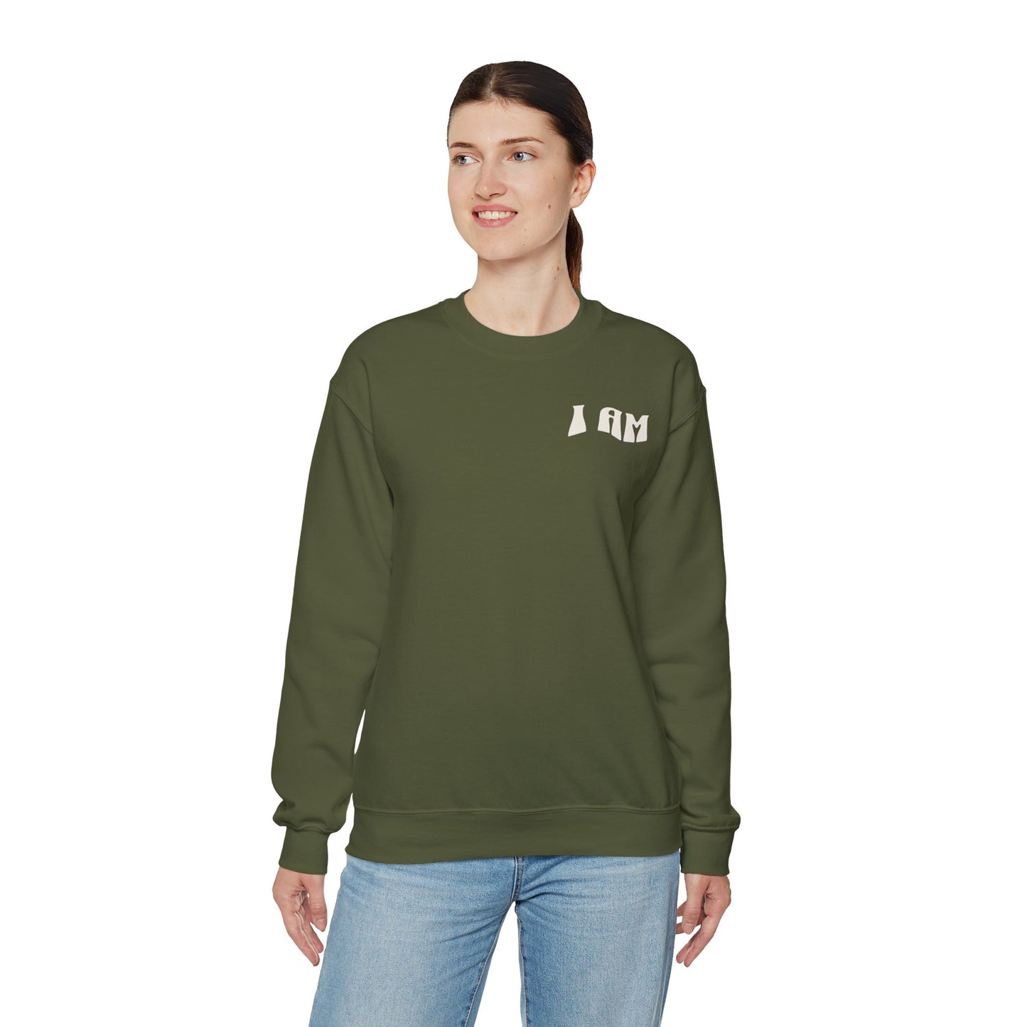 "I Am Who I Am" Adult Crewneck Sweatshirt