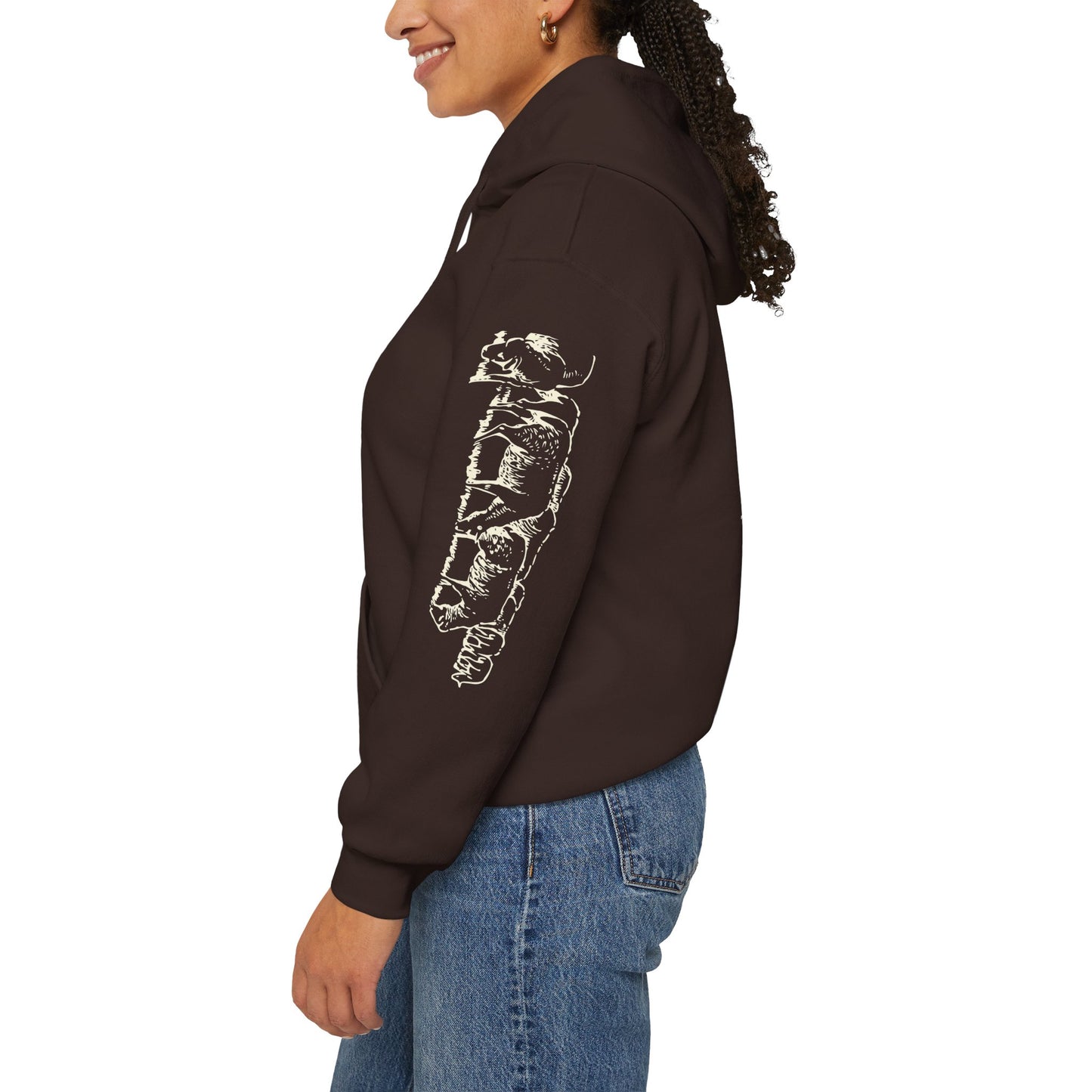 "I Am The One" w/ sleeve Unisex Heavy Blend™ Hooded Sweatshirt