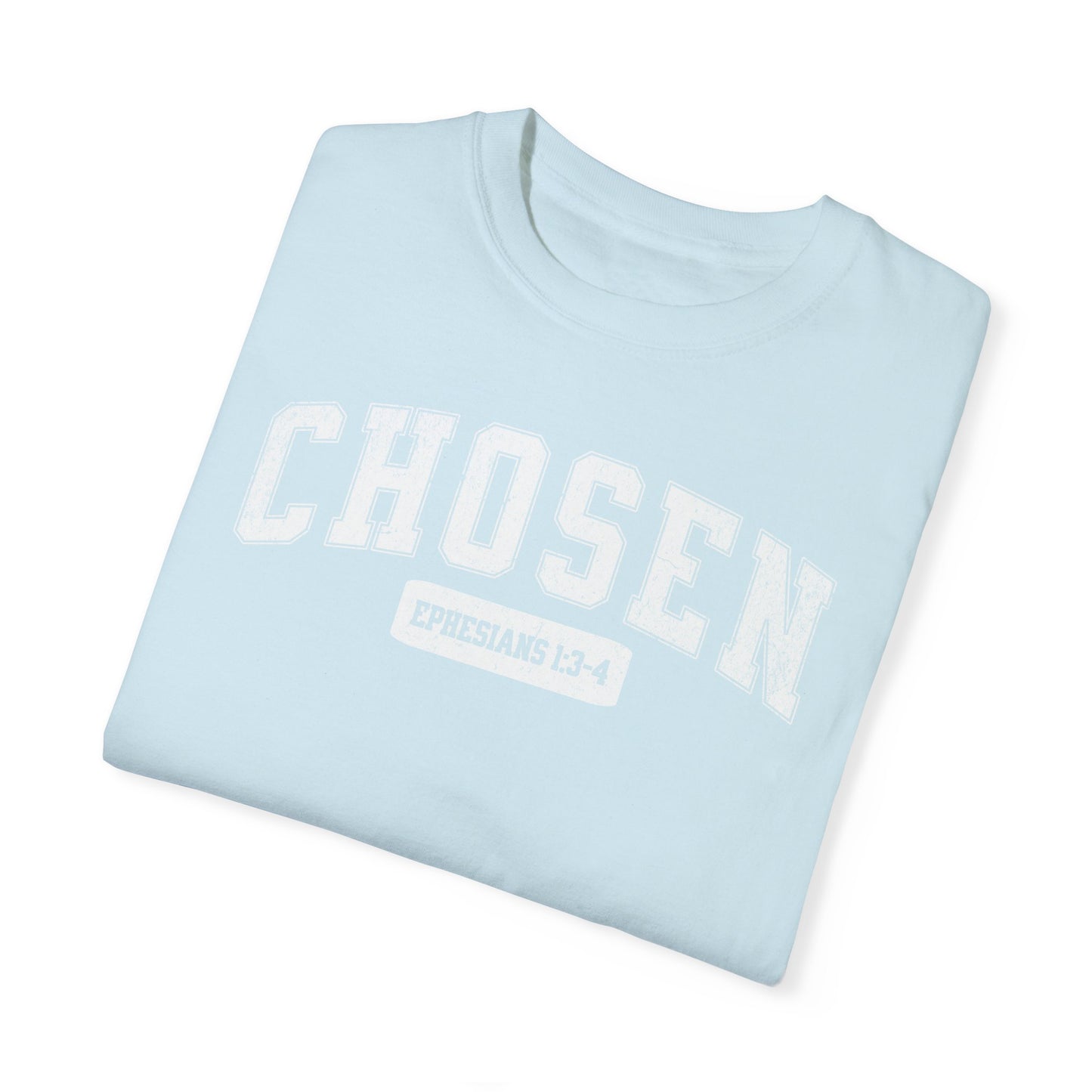 "Chosen" Varsity Style Unisex Garment-Dyed Tee