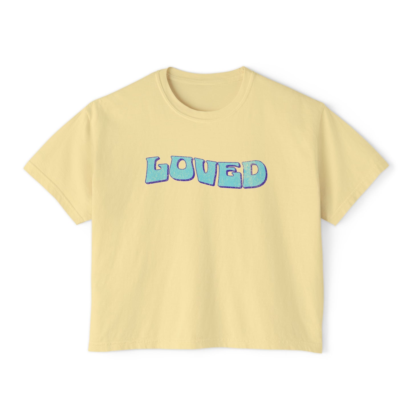 "Everlasting Love" Groovy Women's Boxy Tee