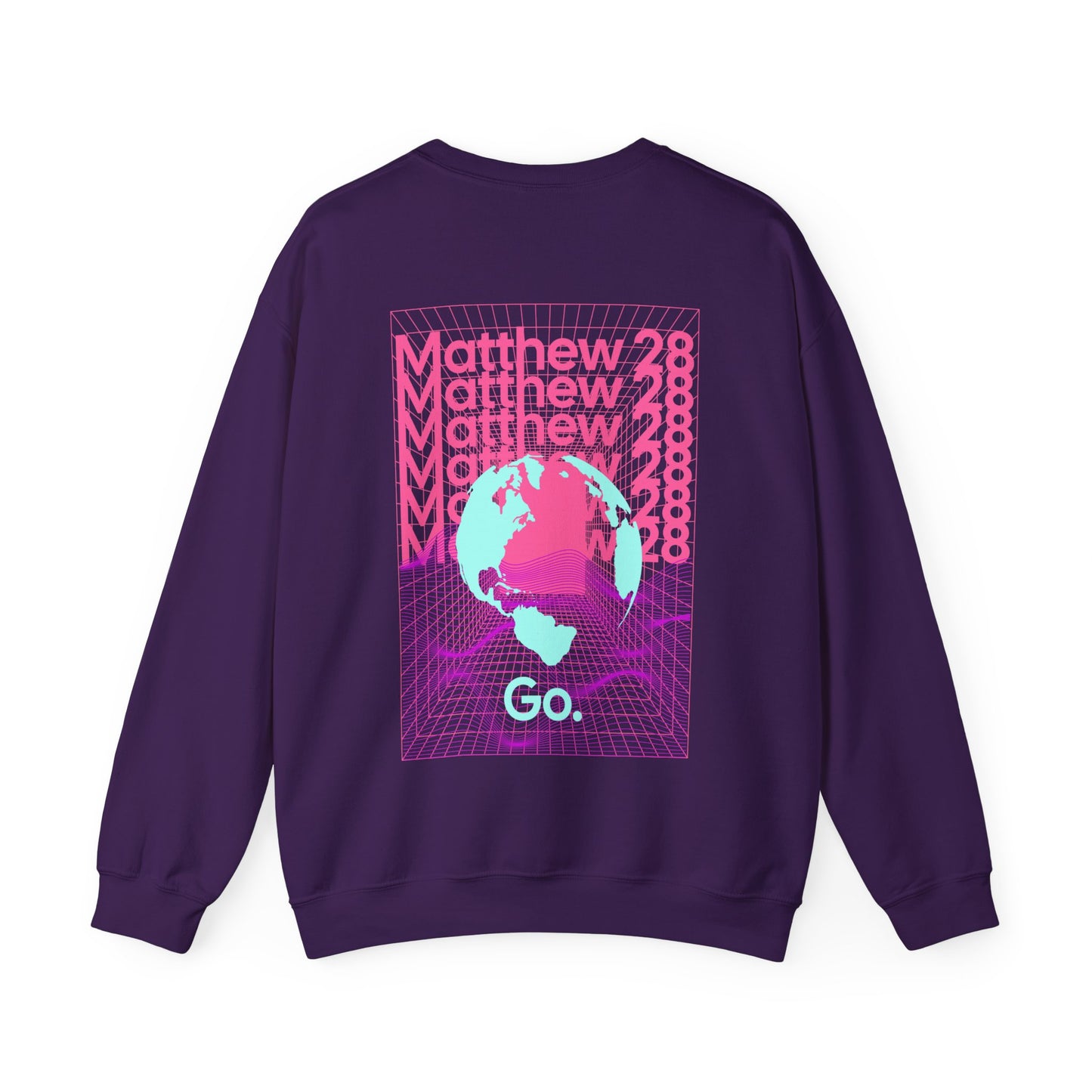 "Go. Matthew 28" Adult Crewneck Sweatshirt