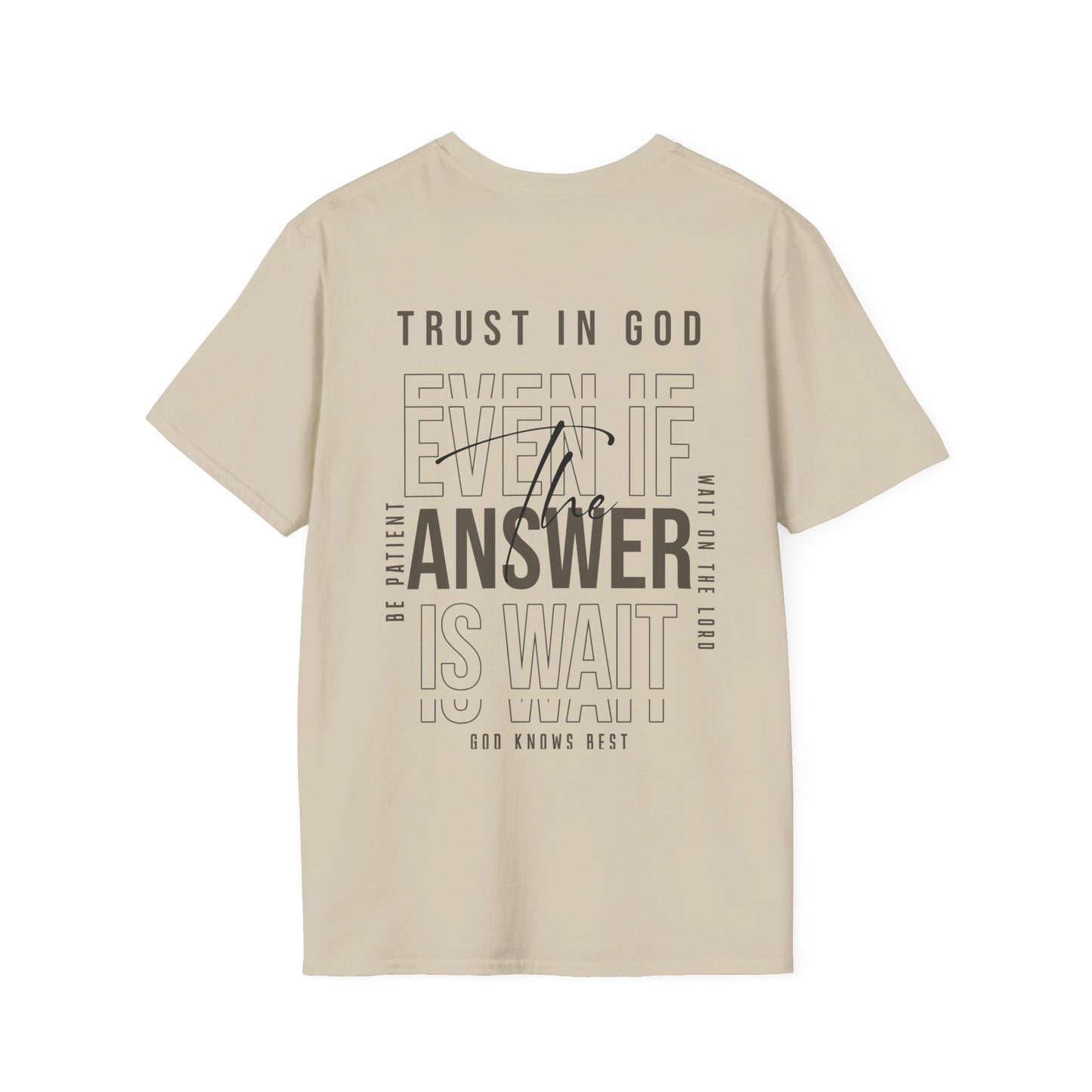 "Trust In God" Unisex Softstyle Tee