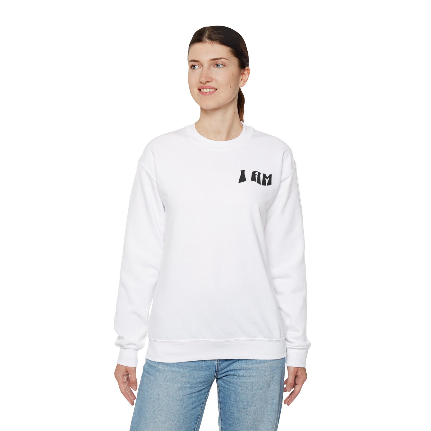 "I Am Who I Am" Adult Crewneck Sweatshirt