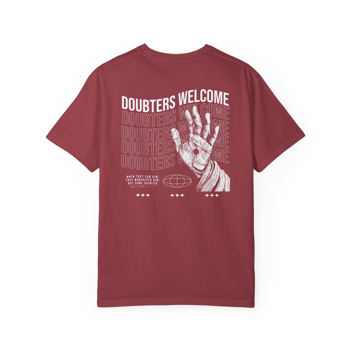 "DOUBTERS WELCOME" UNISEX PREMIUM TEE