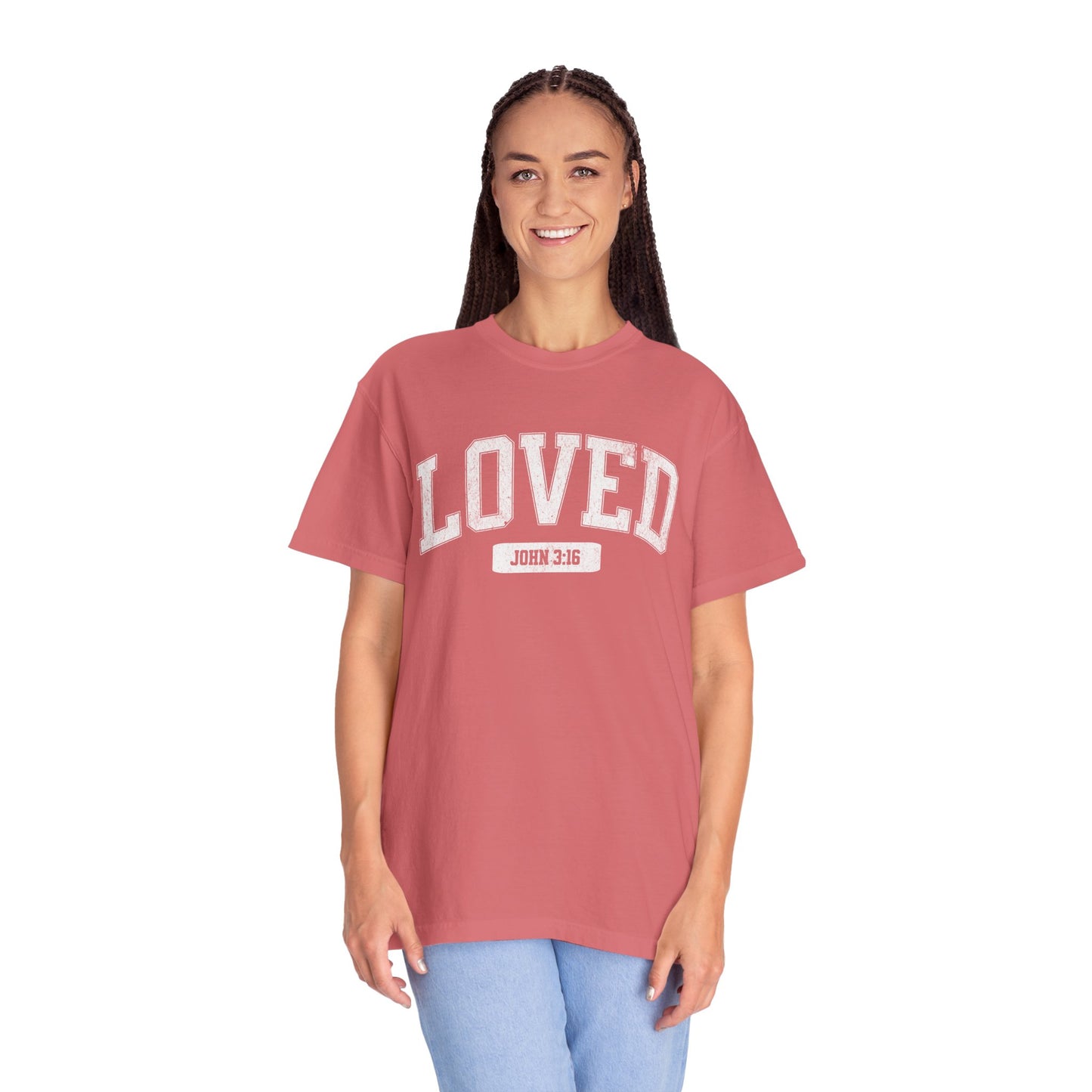 VARSITY "LOVED" UNISEX PREMIUM TEE