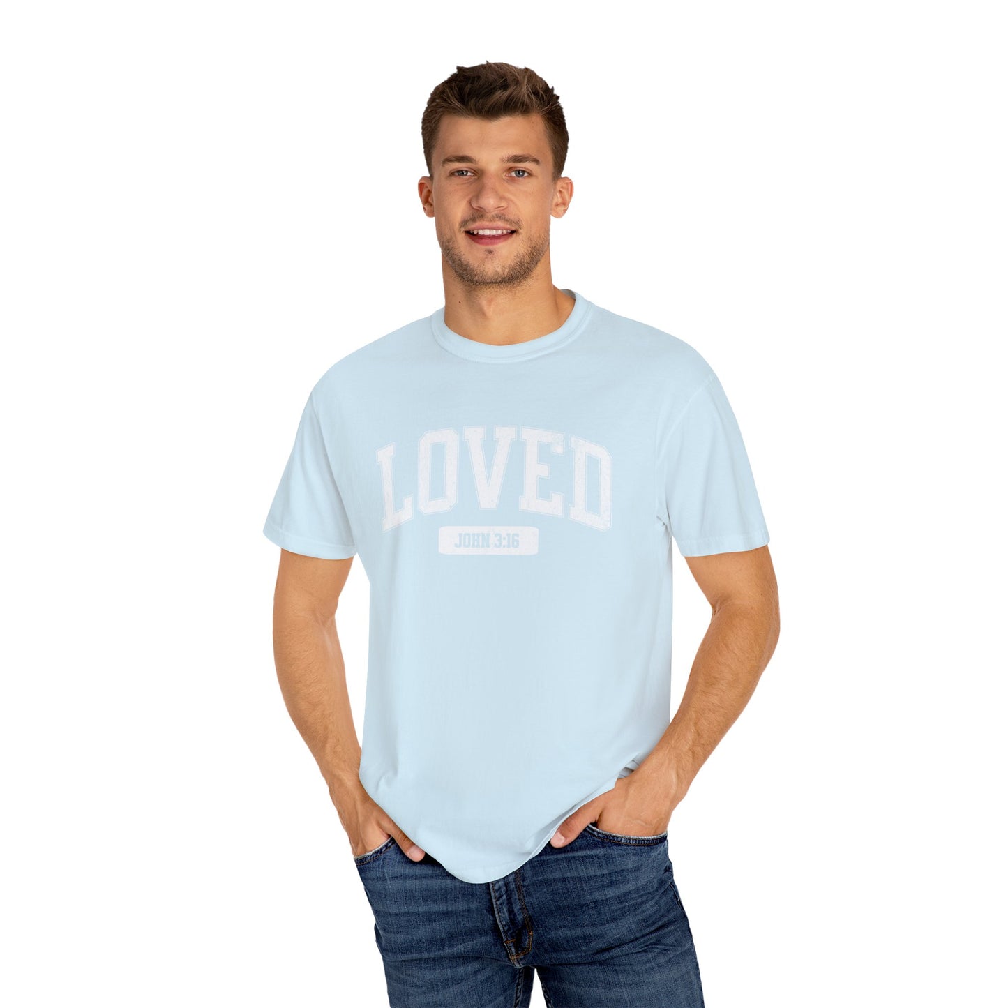 VARSITY "LOVED" UNISEX PREMIUM TEE