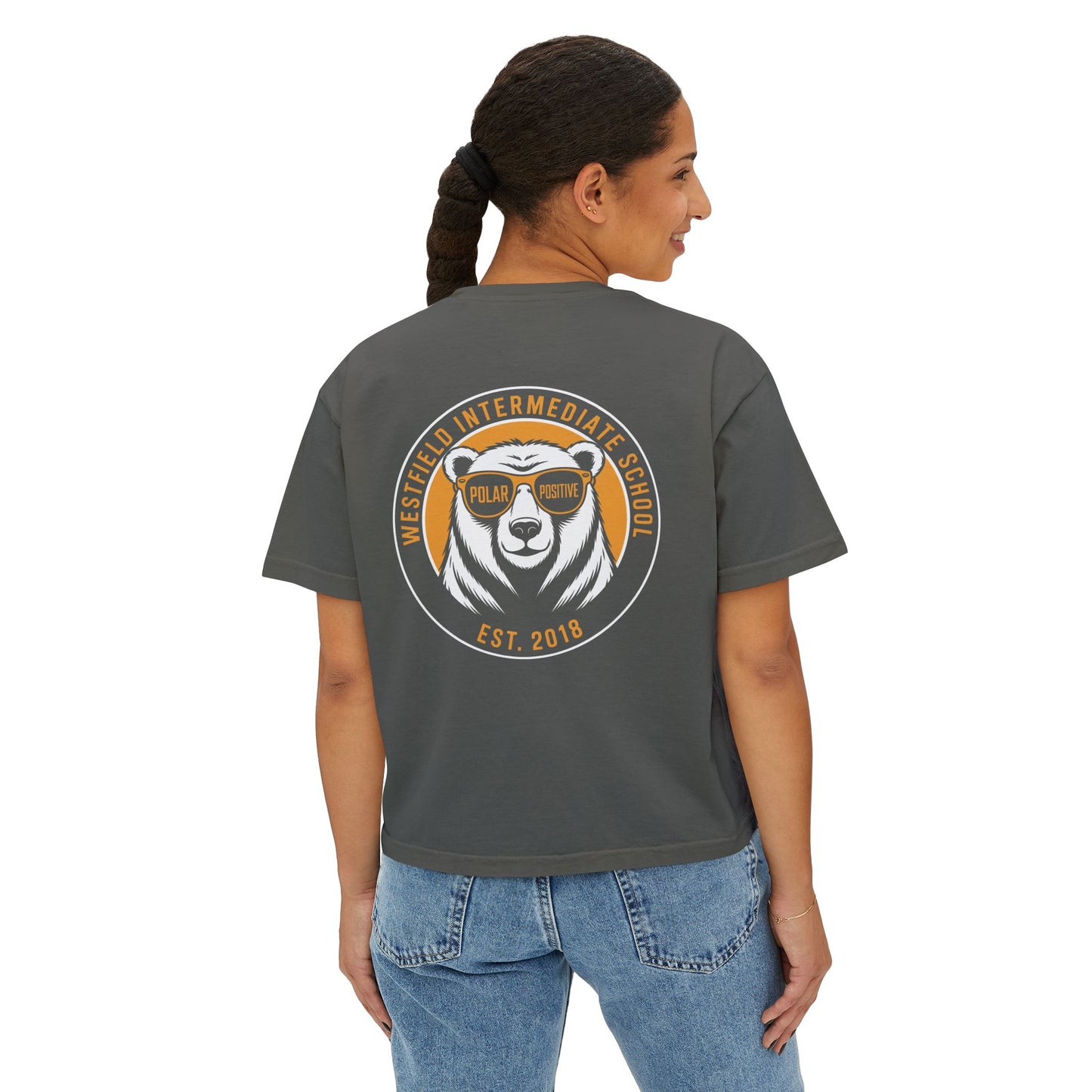 WIS "POLAR POSITIVE" PREMIUM WOMEN'S BOXY TEE
