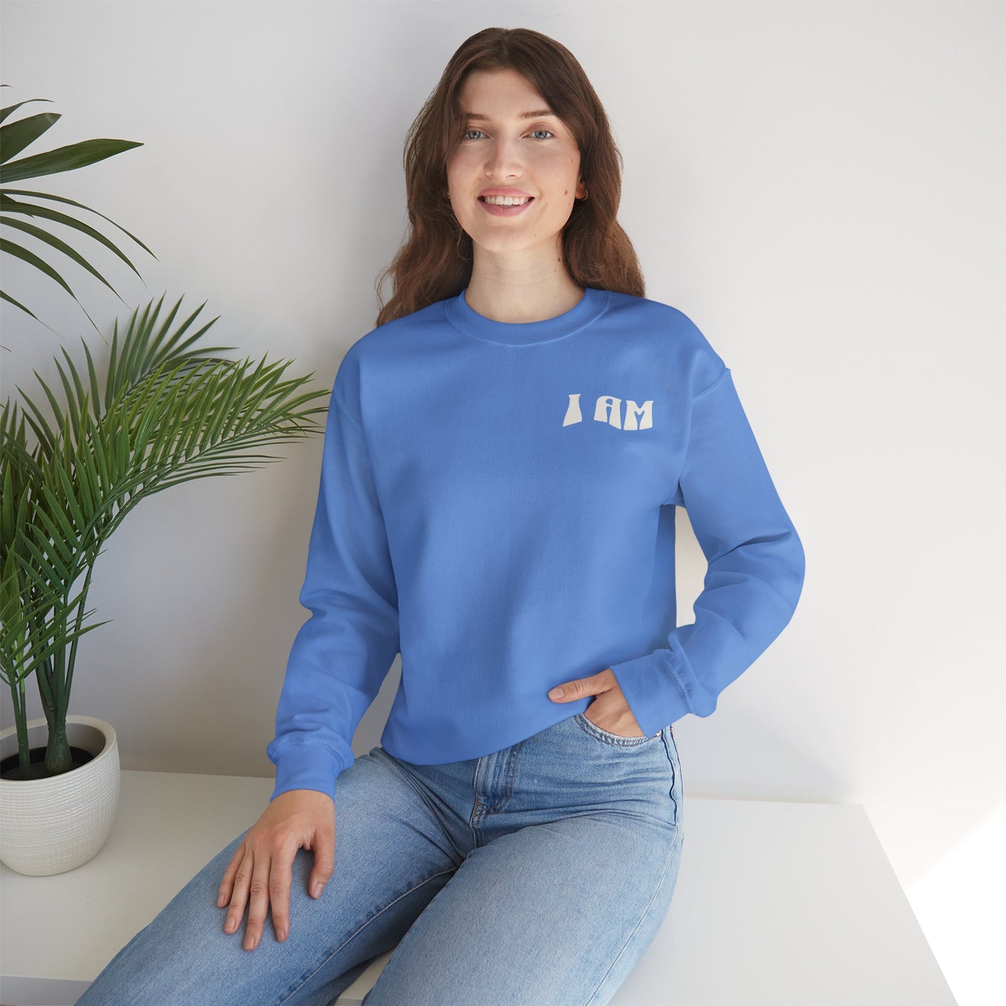 "I Am Who I Am" Adult Crewneck Sweatshirt