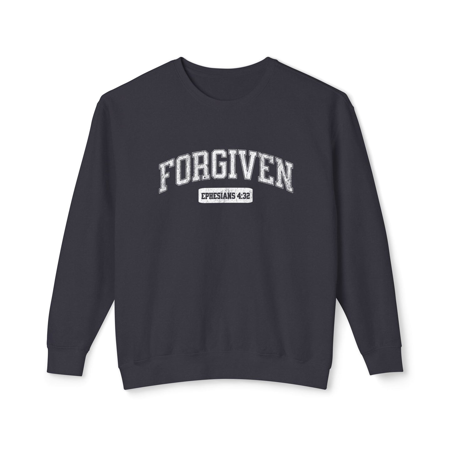 "FORGIVEN" VARSITY UNISEX PREMIUM SWEATSHIRT