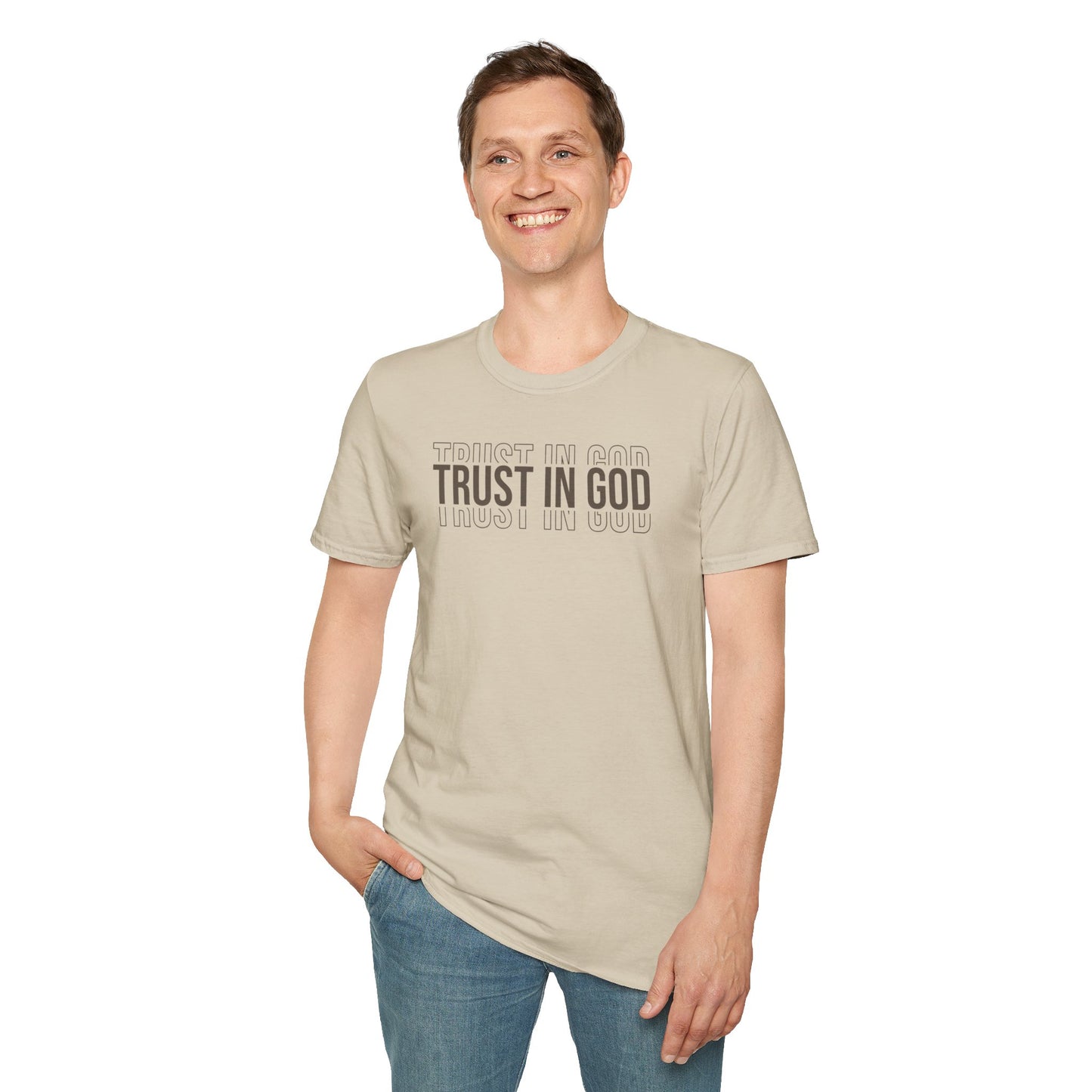 "Trust In God" Unisex Softstyle Tee