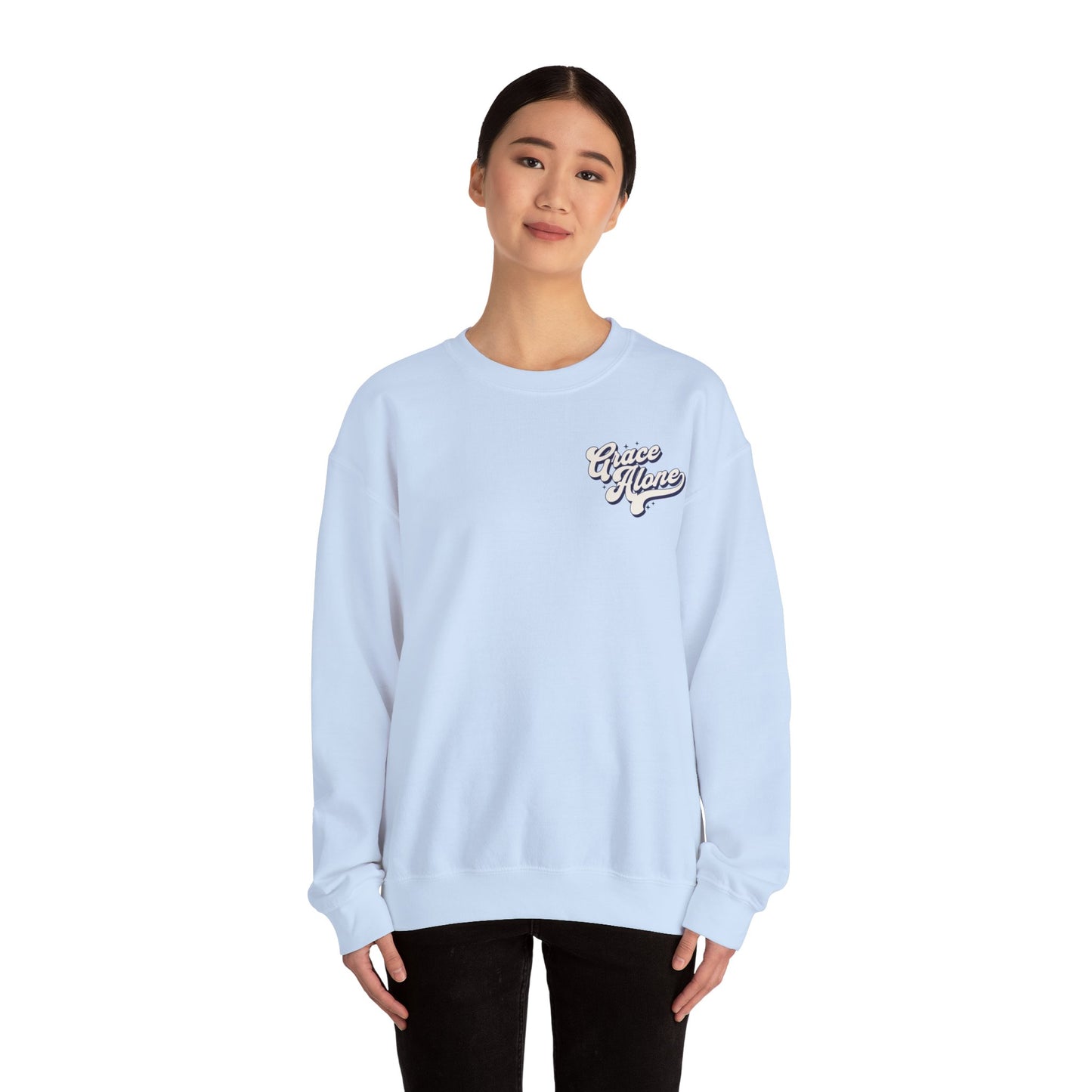 "Grace Alone" Adult Crewneck Sweatshirt