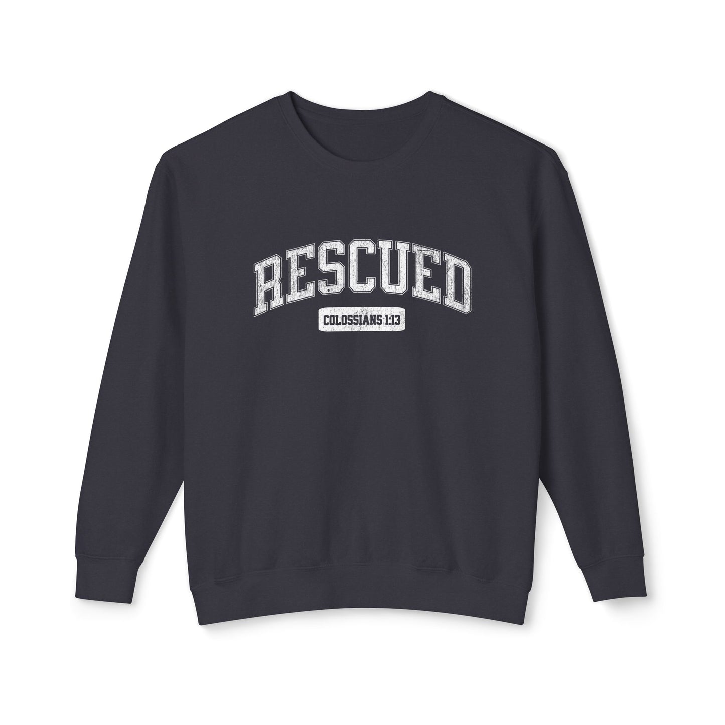 VARSITY "RESCUED" UNISEX PREMIUM SWEATSHIRT