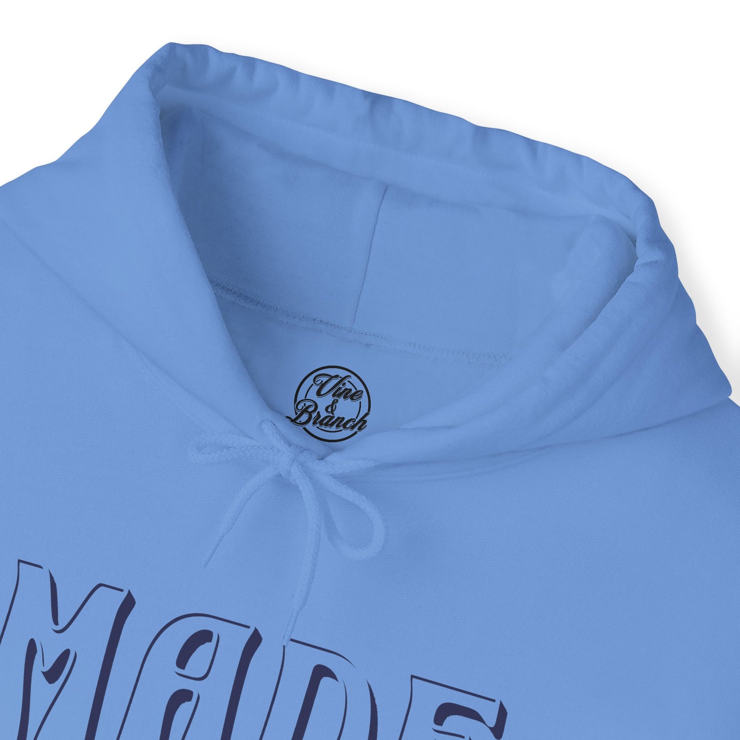 "Fearfully Wonderfully Made" Carolina Blue Adult Hoodie