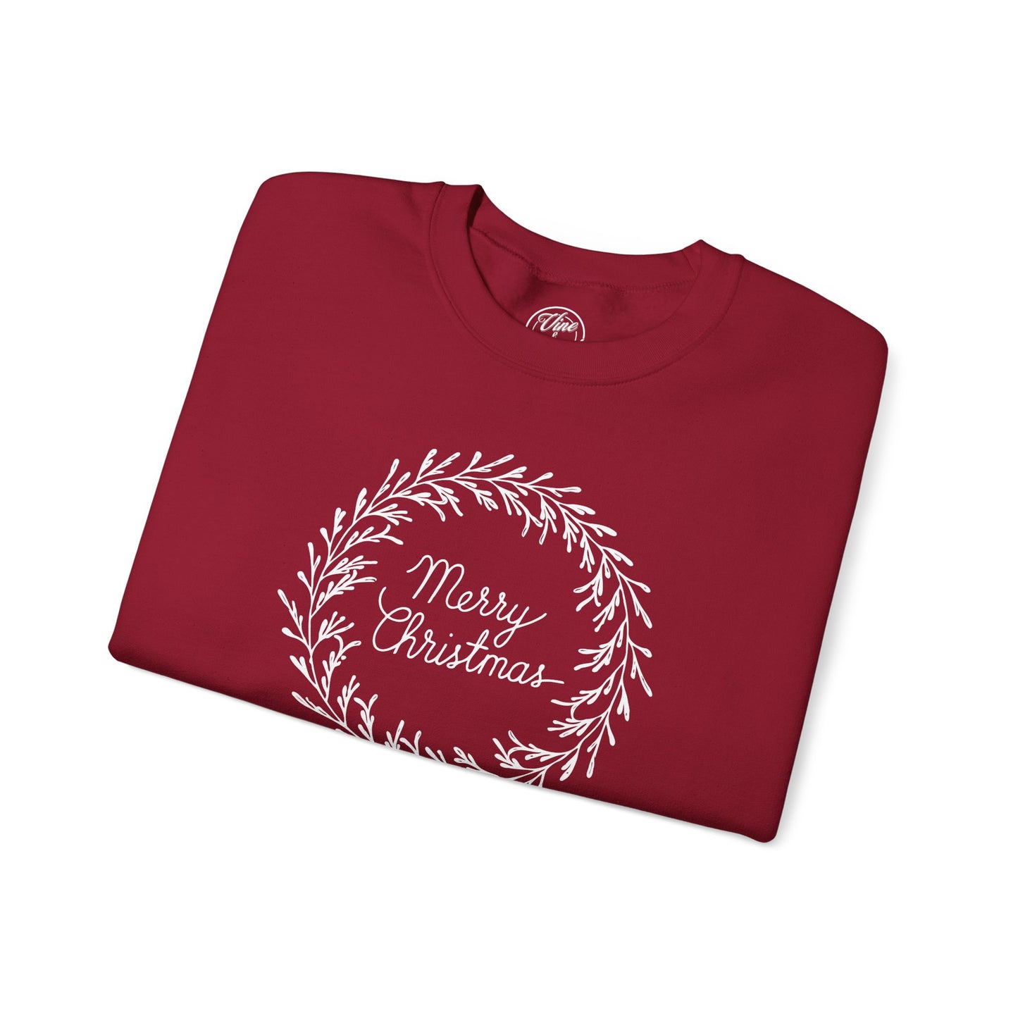 CHRISTMAS "WREATH" UNISEX CREWNECK SWEATSHIRT