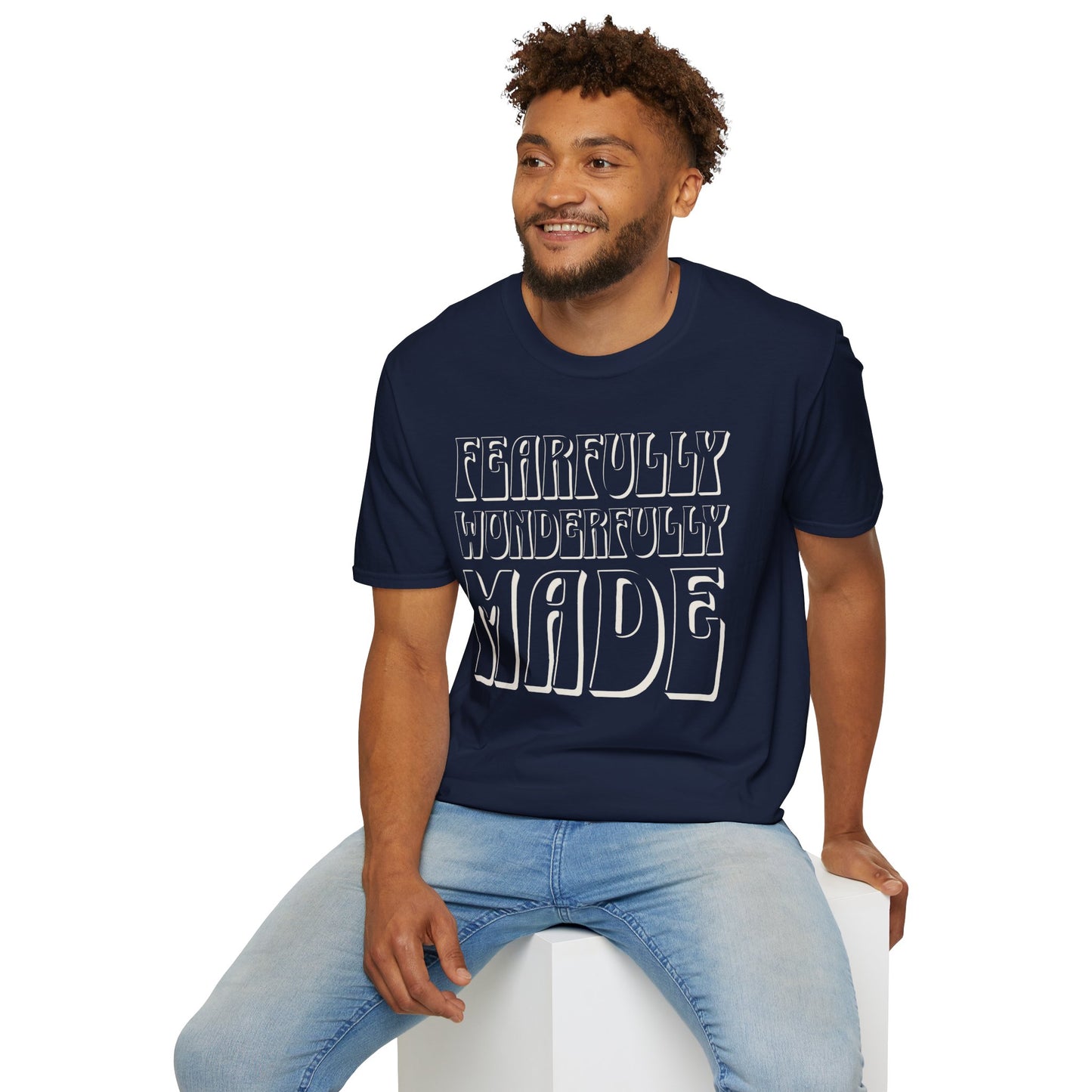 "Fearfully Wonderfully Made" Unisex Softstyle Tee