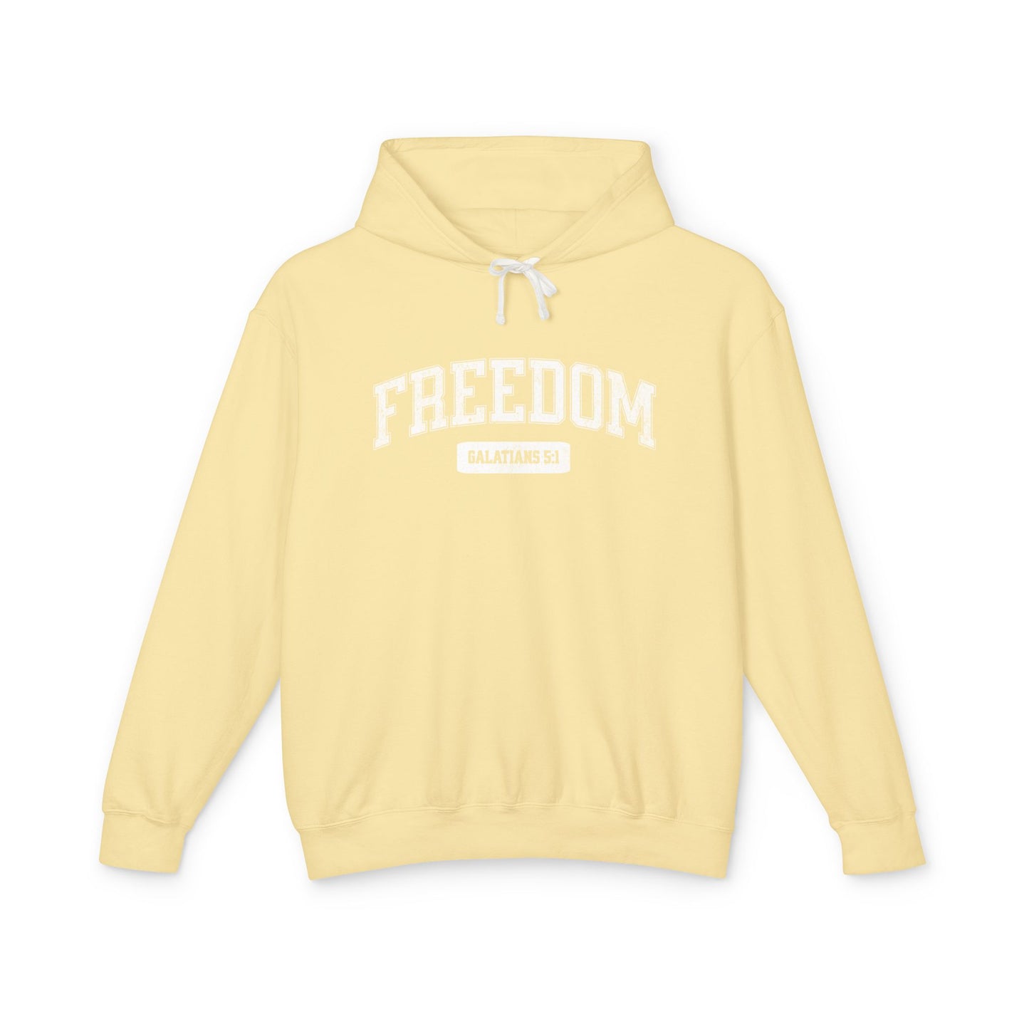 "FREEDOM" VARSITY UNISEX PREMIUM LIGHTWEIGHT HOODIE