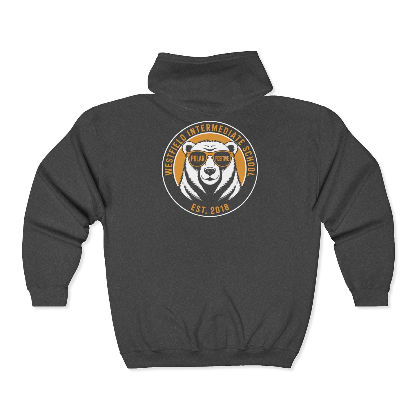 WIS "POLAR POSITIVE" UNISEX FULL ZIP HOODIE
