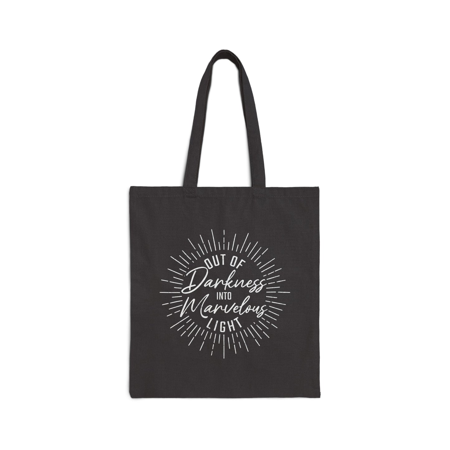 "Marvelous Light" Cotton Canvas Tote Bag