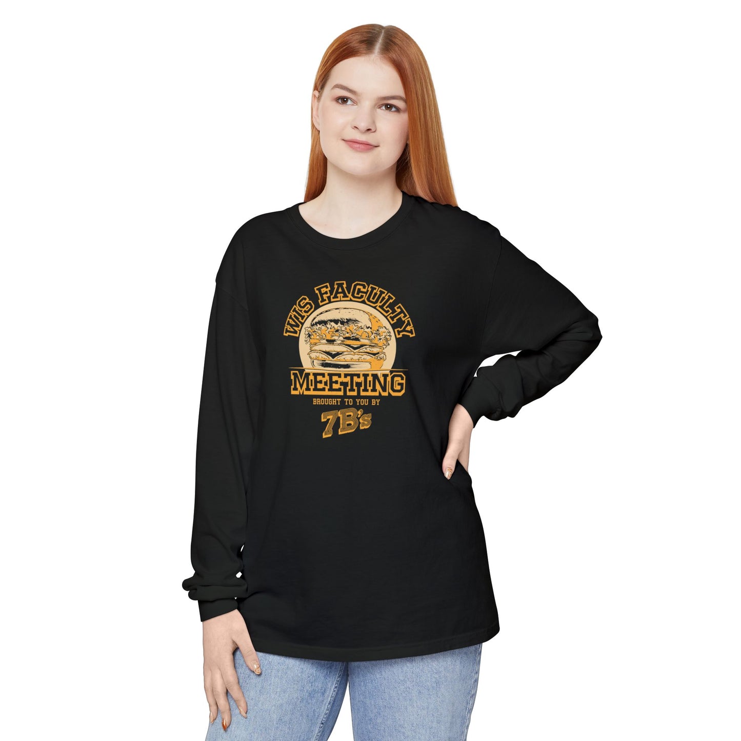 WIS "FACULTY MEETING" UNISEX PREMIUM LONG SLEEVE TEE