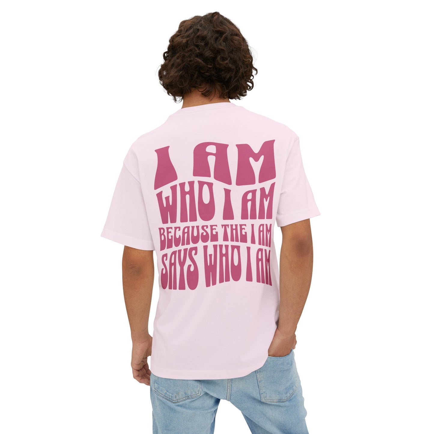 "I Am Who I AM" Adult Unisex Oversized Boxy Tee