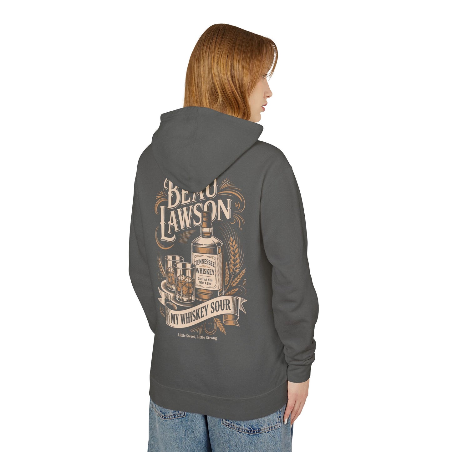Beau Lawson "My Whiskey Sour" Western Unisex Lightweight Hooded Sweatshirt