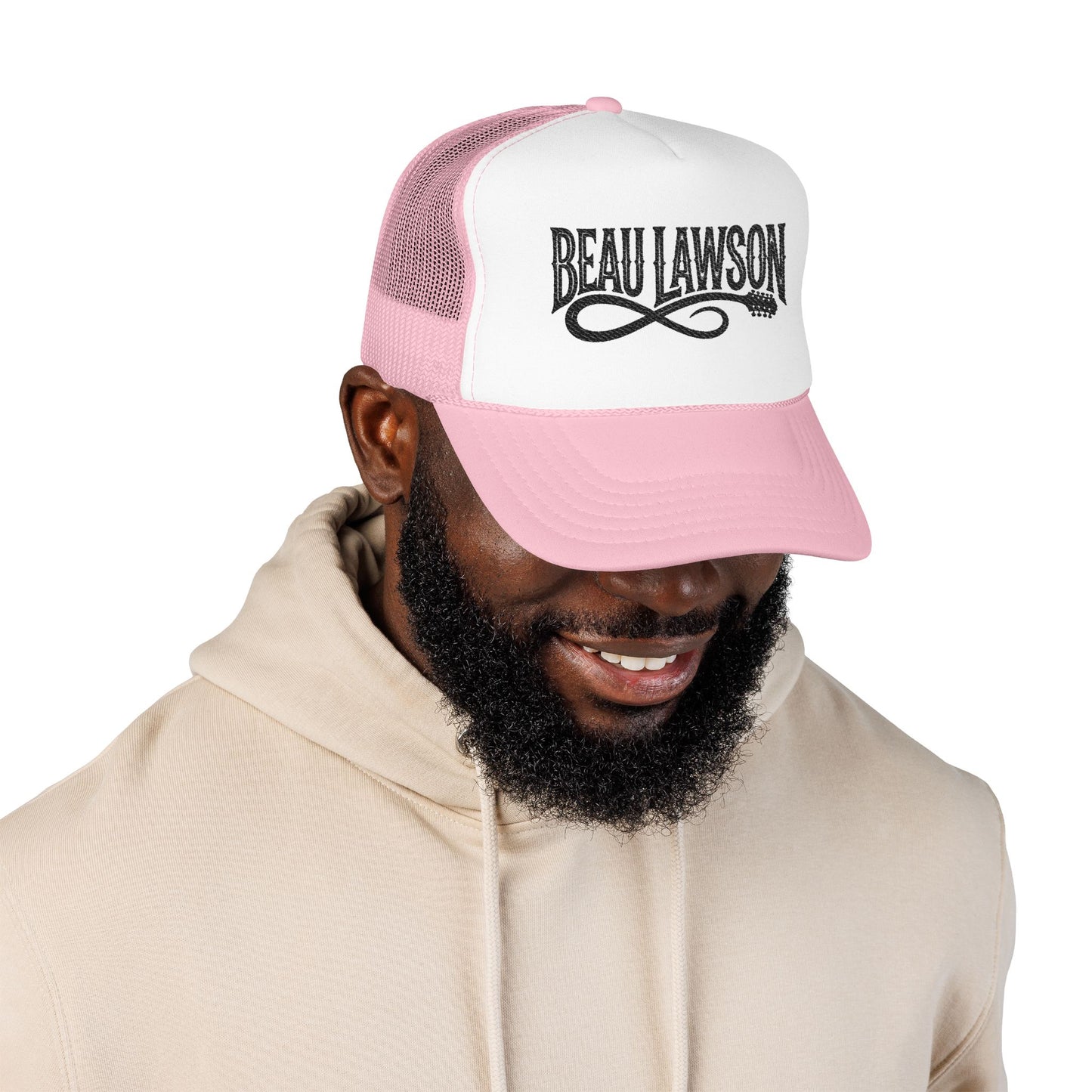 Beau Lawson Pink Foam Trucker Hat