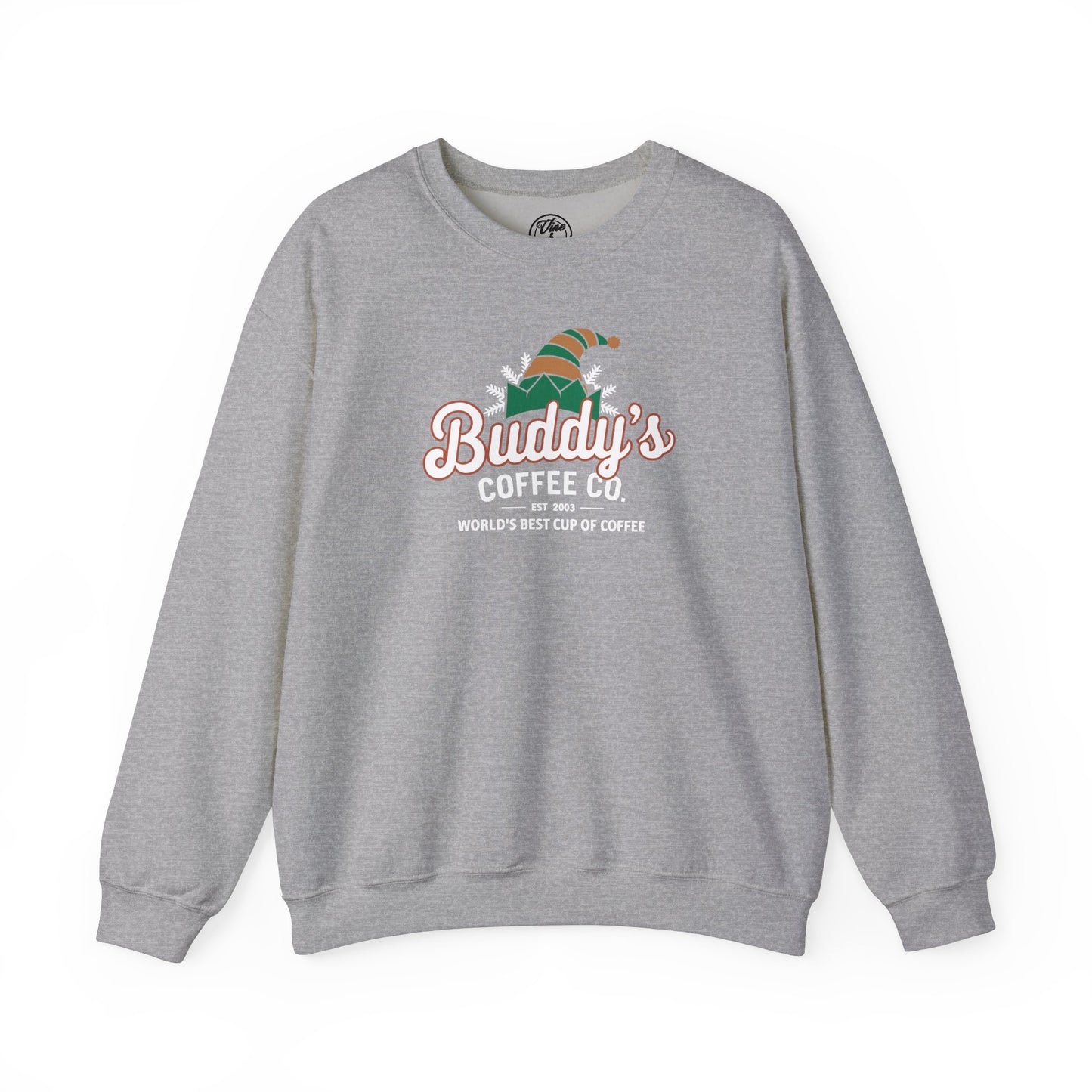 "Buddy's Coffee Co." Christmas Crewneck Sweatshirt