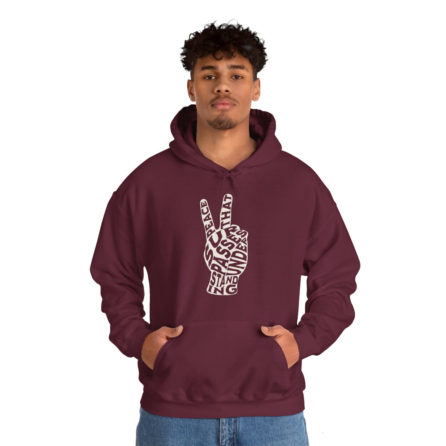 "Peace" Adult Unisex Hoodie