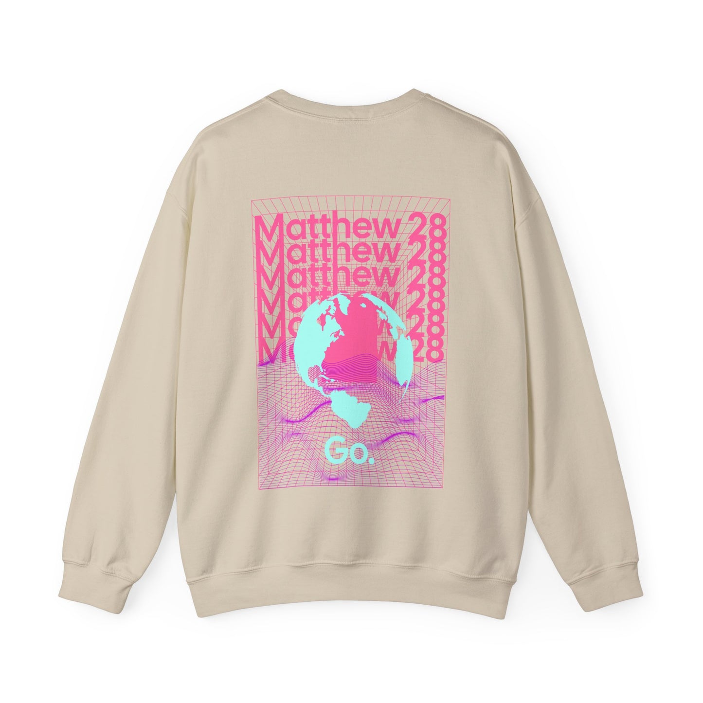 "Go. Matthew 28" Adult Crewneck Sweatshirt