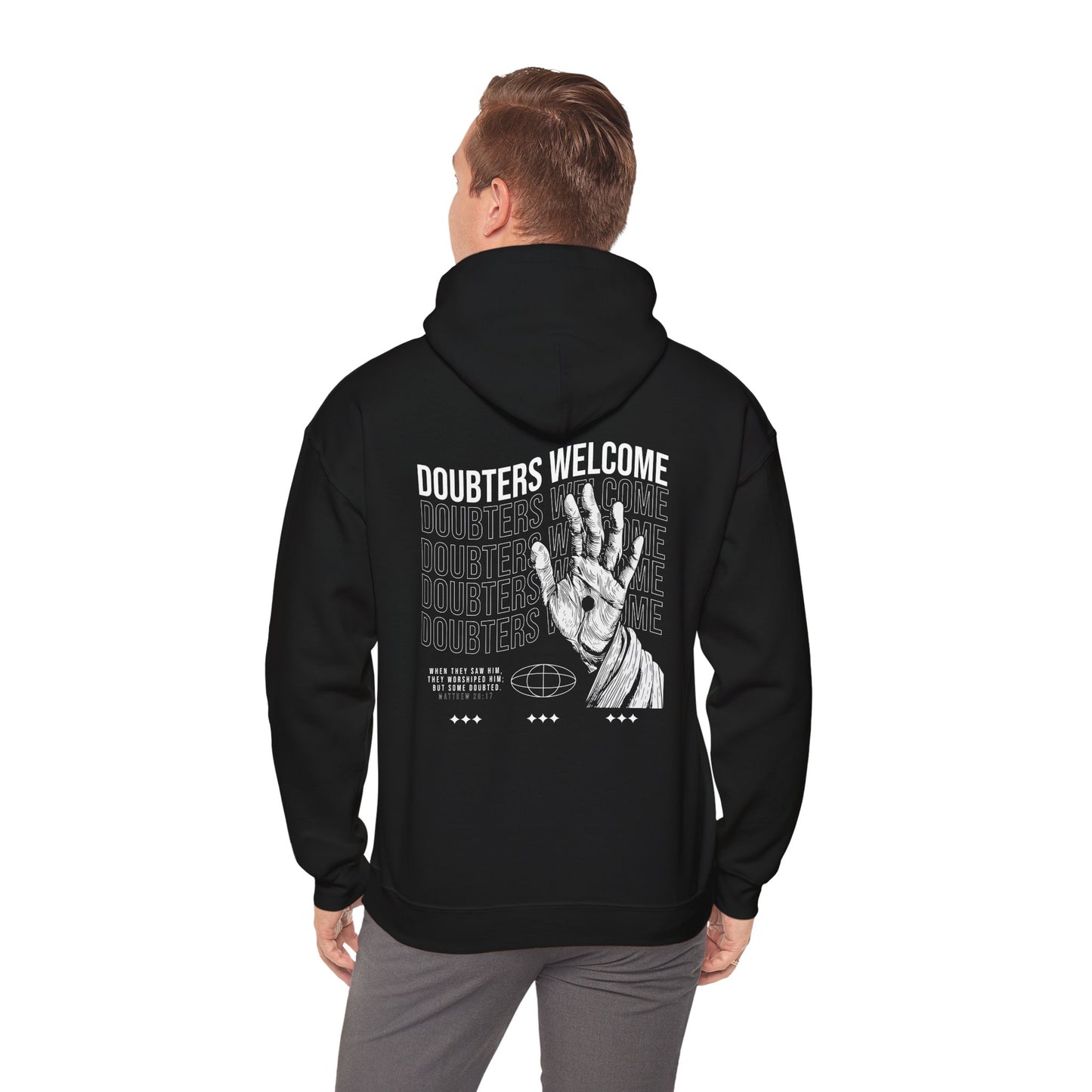 "Doubters Welcome" Adult Unisex Hoodie