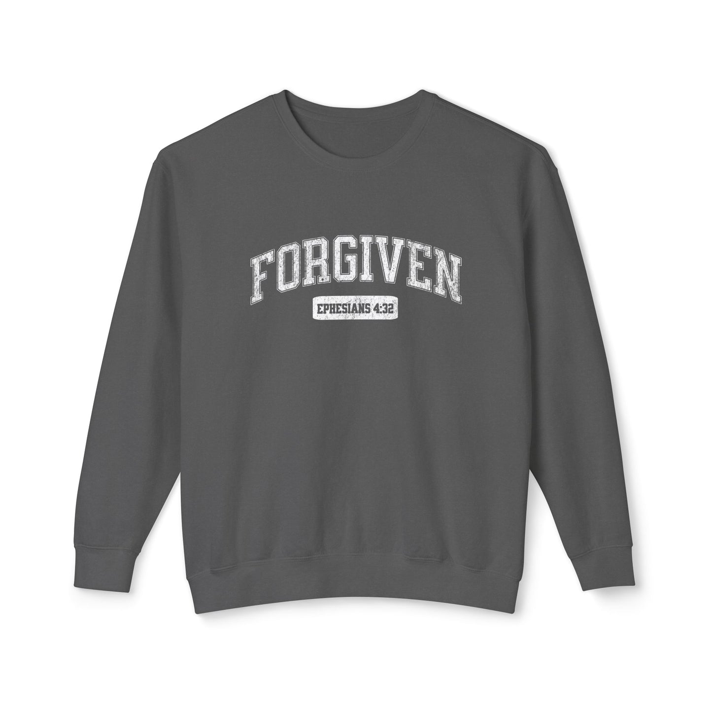 "FORGIVEN" VARSITY UNISEX PREMIUM SWEATSHIRT