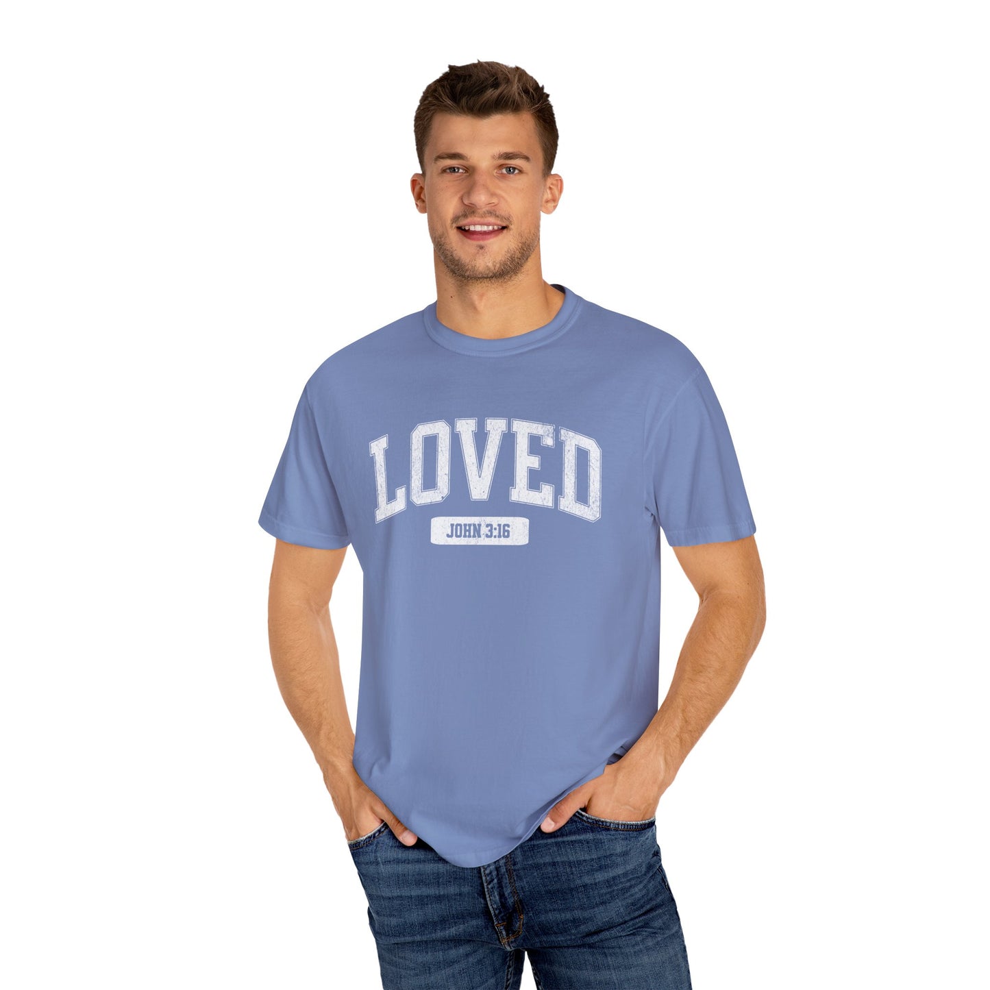 VARSITY "LOVED" UNISEX PREMIUM TEE
