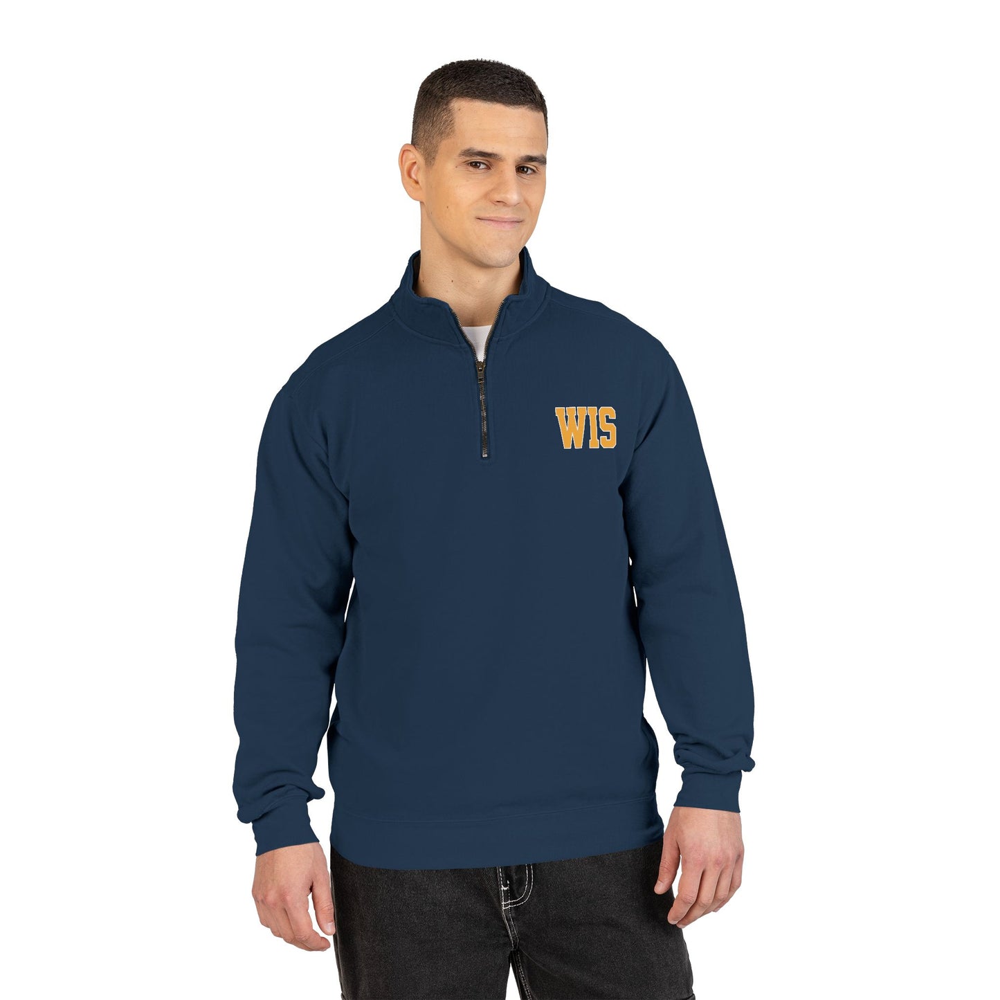 WIS "FACULTY MEETING" UNISEX PREMIUM QUARTER-ZIP SWEATSHIRT