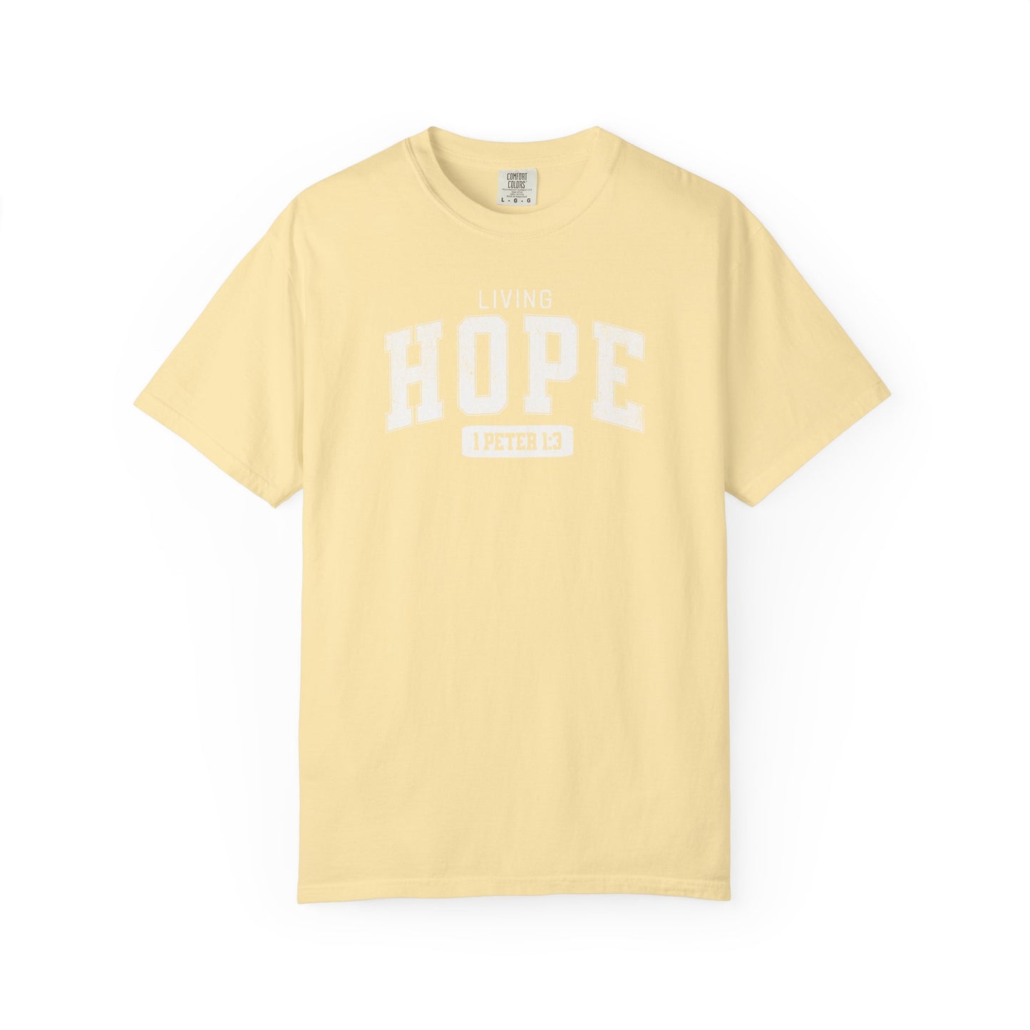 VARSITY "LIVING HOPE" UNISEX PREMIUM TEE