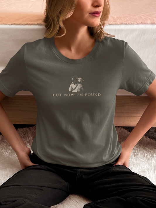 "But Now I'm Found" Adult Unisex Softstyle Tee