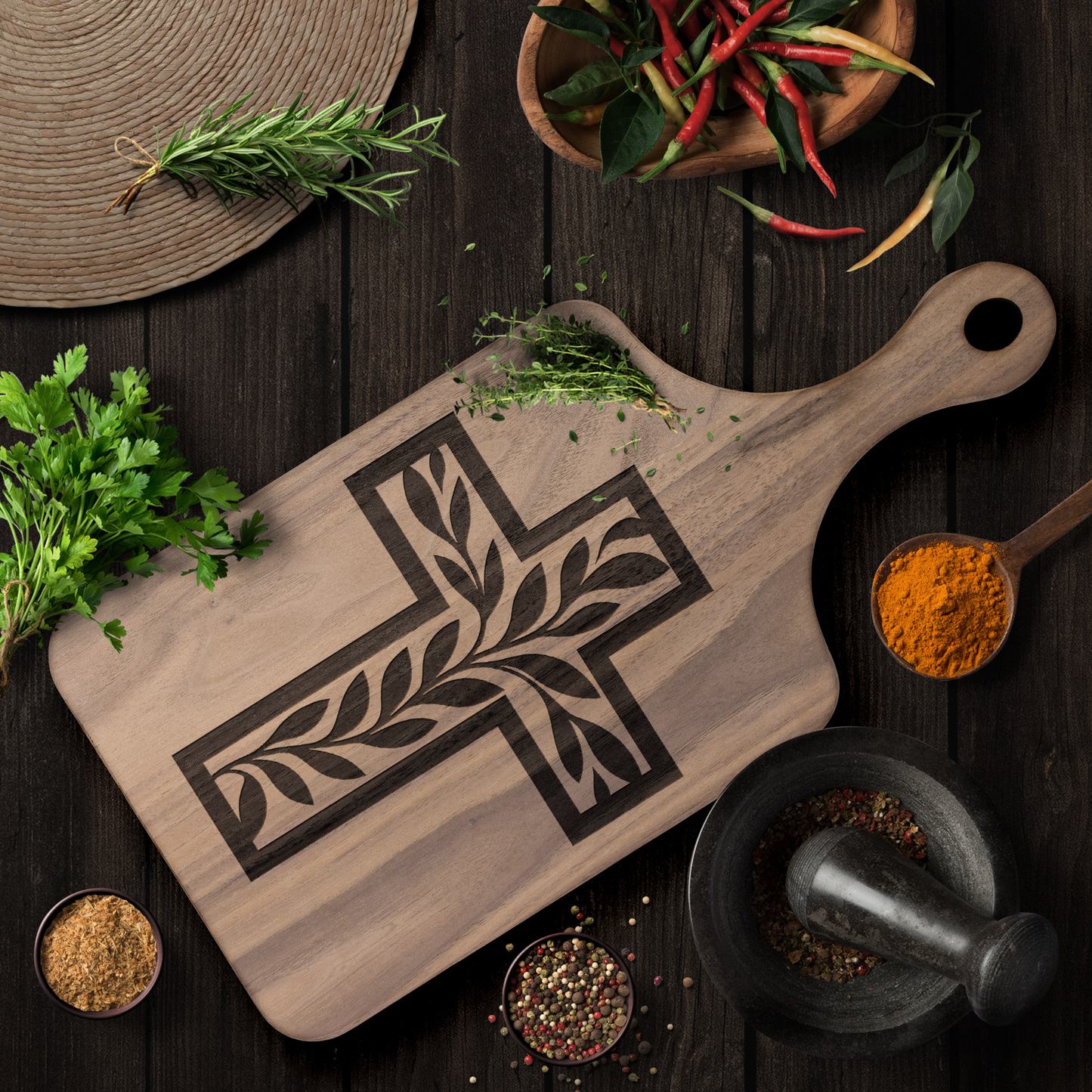 Cutting_Board_Cross_Of_Life_Dark_Handle_V_Lifestyle_Mockup.png
