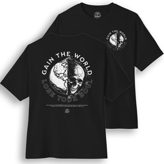 "Gain the World" Adult Unisex Oversized Boxy Tee