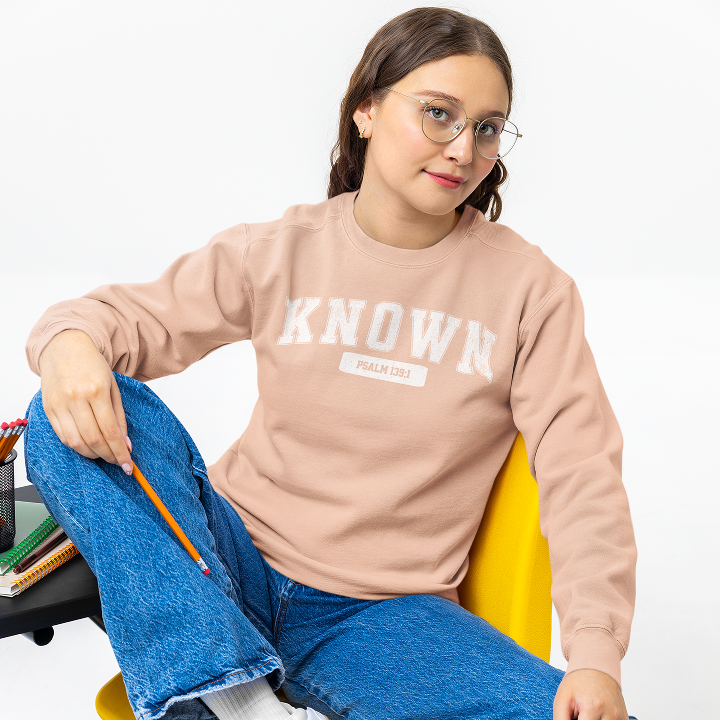 "KNOWN" VARSITY UNISEX PREMIUM SWEATSHIRT
